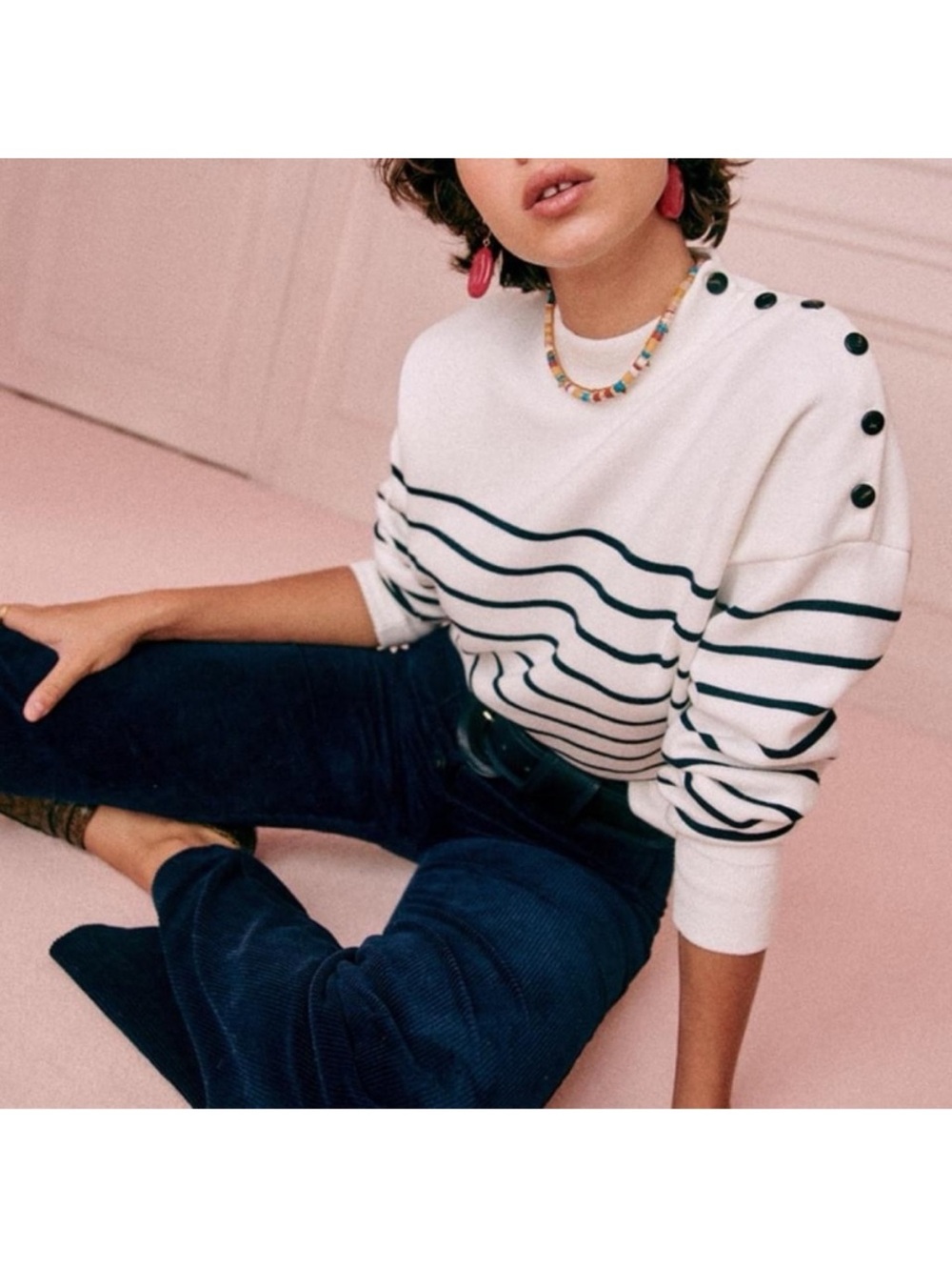 Sezane Gabin sweater size S